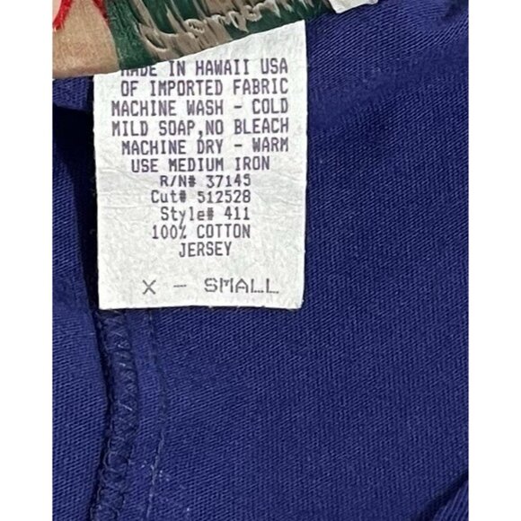 Hilo Hattie Hawaiian Sleeveless Fish Palm Trees Resort Ocean Long Maxi Dress  XS - Picture 8 of 8